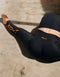 Rise Leggings - Black Speed Orange