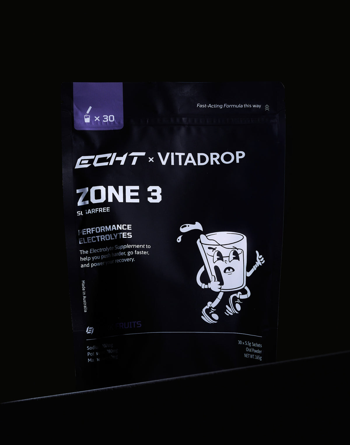 Zone 3 Dark Fruits Hydration Sugar-Free (30 Pack) - Dark Fruits