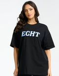 Bubble Oversize Tee - Black
