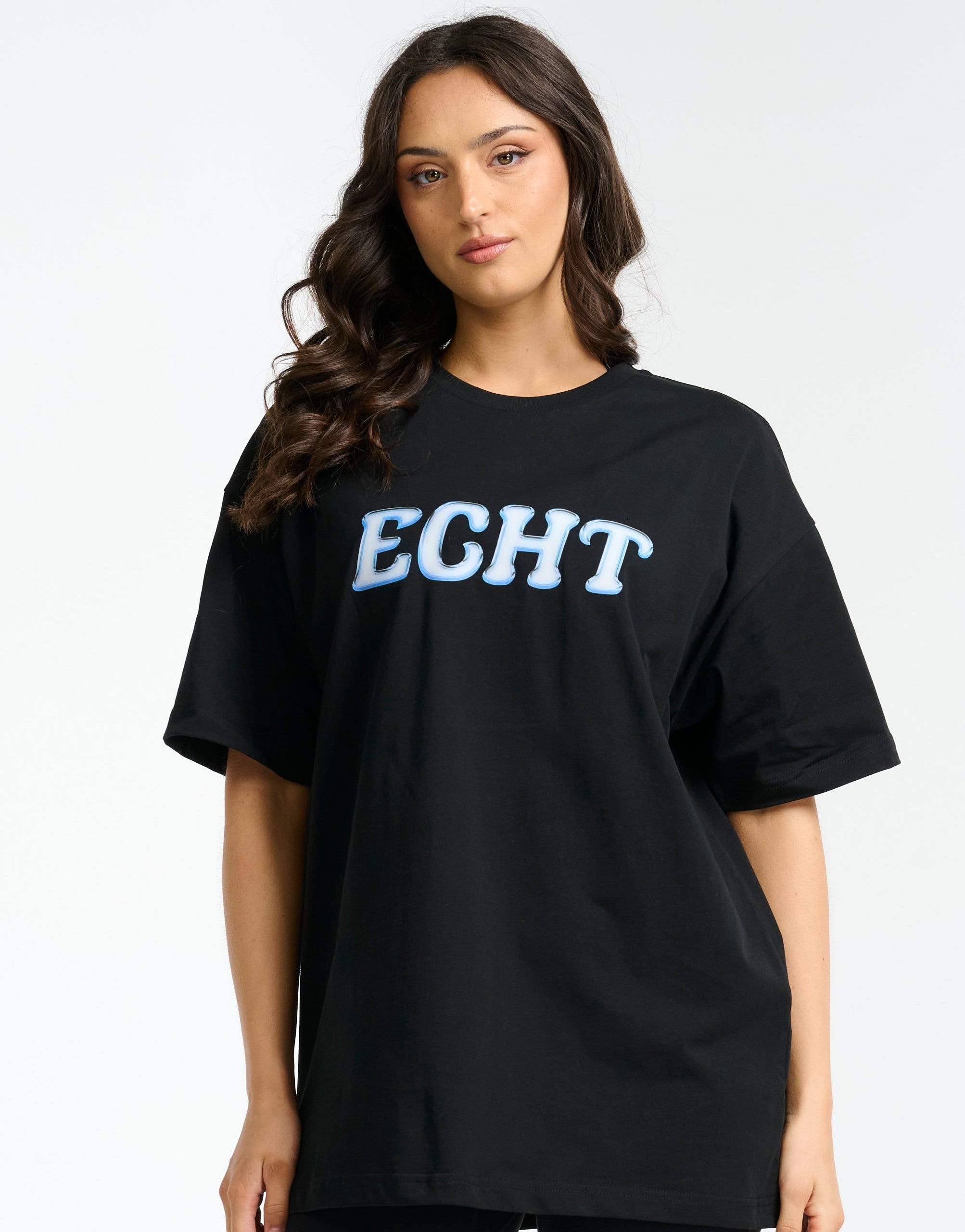 Bubble Oversize Tee - Black
