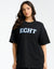 Bubble Oversize Tee - Black