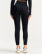 Arise Style Leggings - Black with Mint