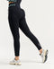 Arise Style Leggings - Black with Mint