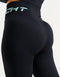 Arise Style Leggings - Black with Mint