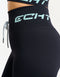 Arise Style Leggings - Black with Mint