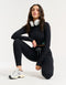 Arise Style Leggings - Black with Mint