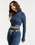 Arise Style Cropped Long Sleeve - Navy