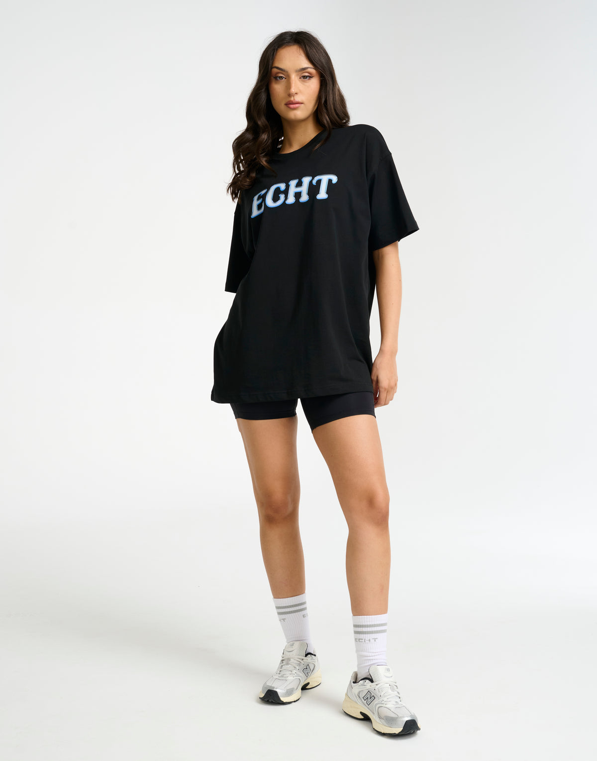 Bubble Oversize Tee - Black