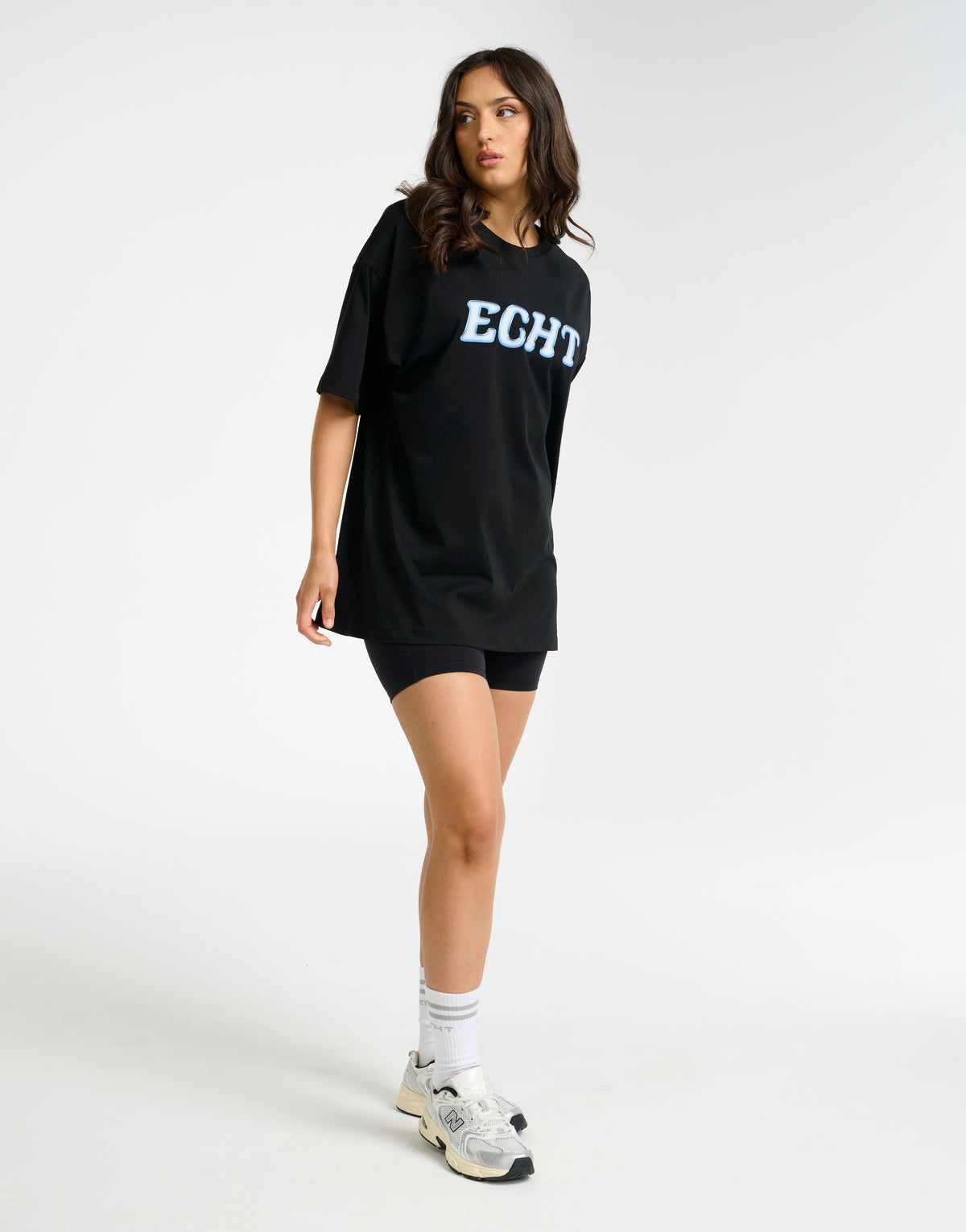 Bubble Oversize Tee - Black