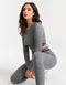 Arise Comfort Cropped Long Sleeve - Charcoal
