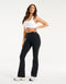Flare Lycra Pocket Leggings - Black