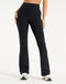 Flare Lycra Pocket Leggings - Black