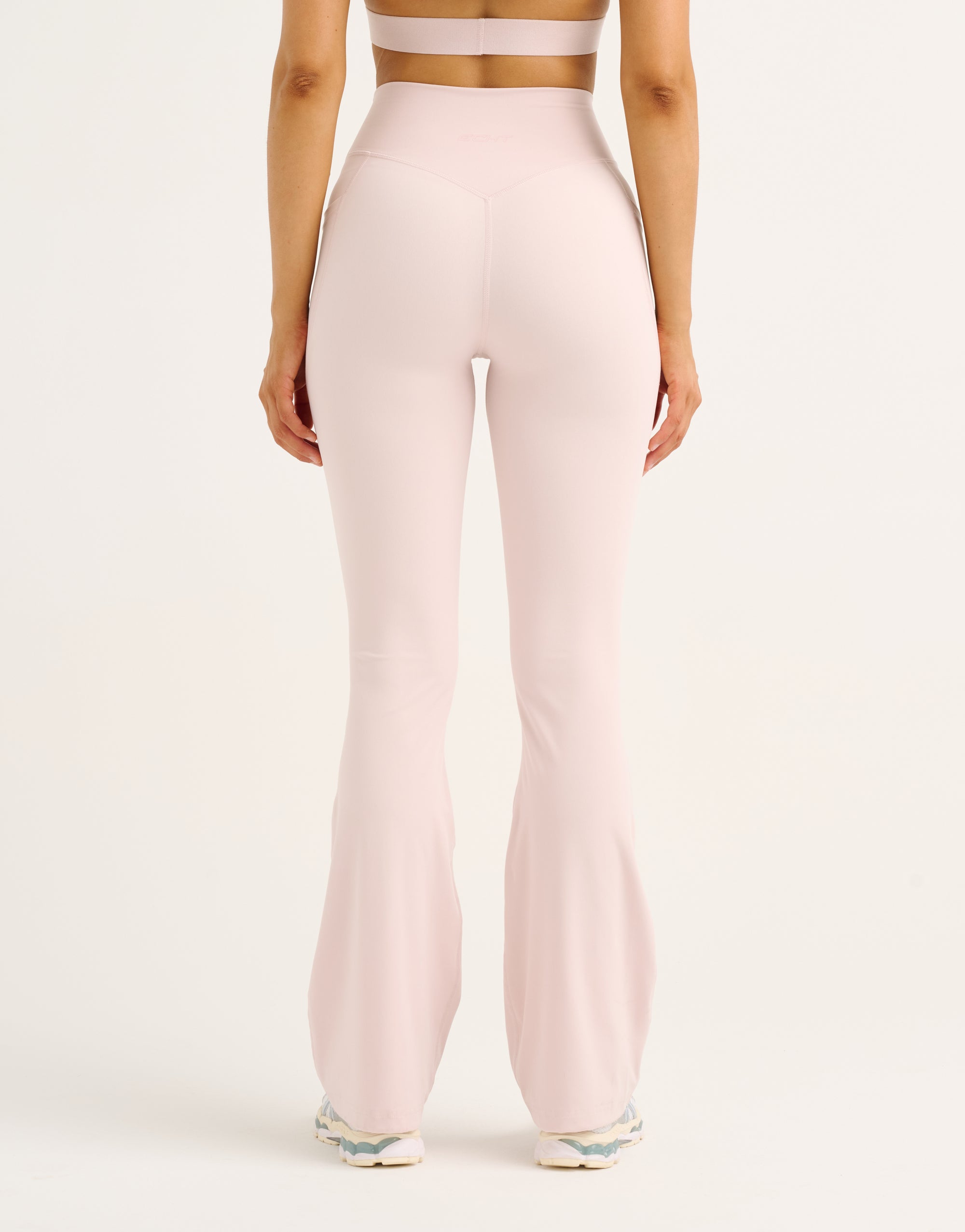 Flare Lycra Pocket Leggings - Mauve