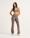Flare Lycra Pocket Leggings - Slate Grey