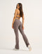 Flare Lycra Pocket Leggings - Slate Grey