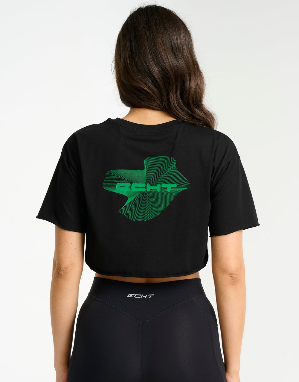 Futura Cropped Tee - Black
