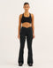 Nova Lycra® Flare Leggings - Phantom Black