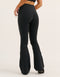 Nova Lycra® Flare Leggings - Phantom Black