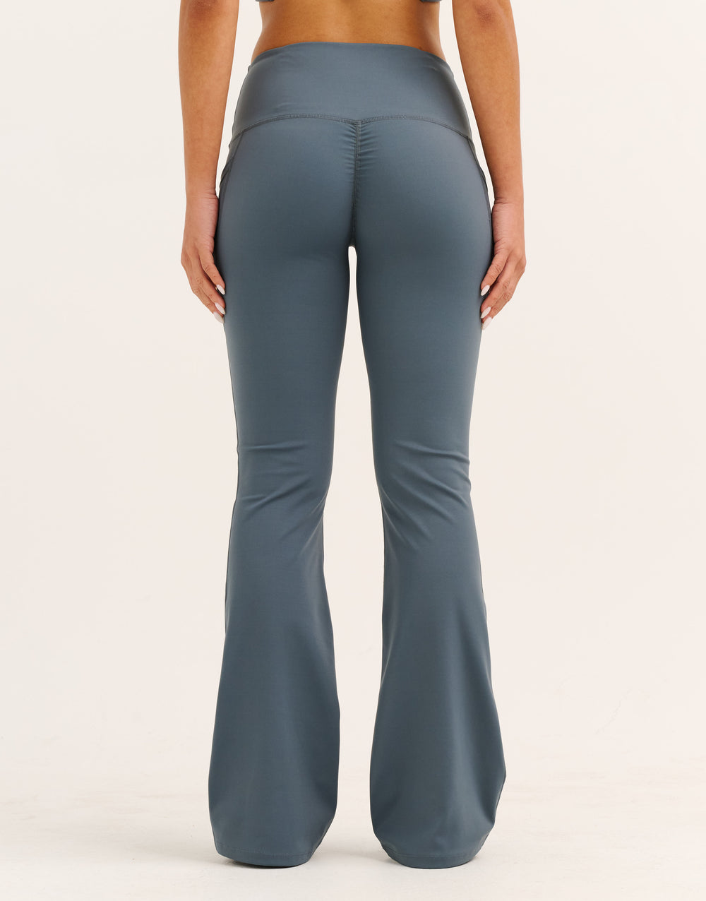Nova Lycra® Flare Leggings - Storm Grey