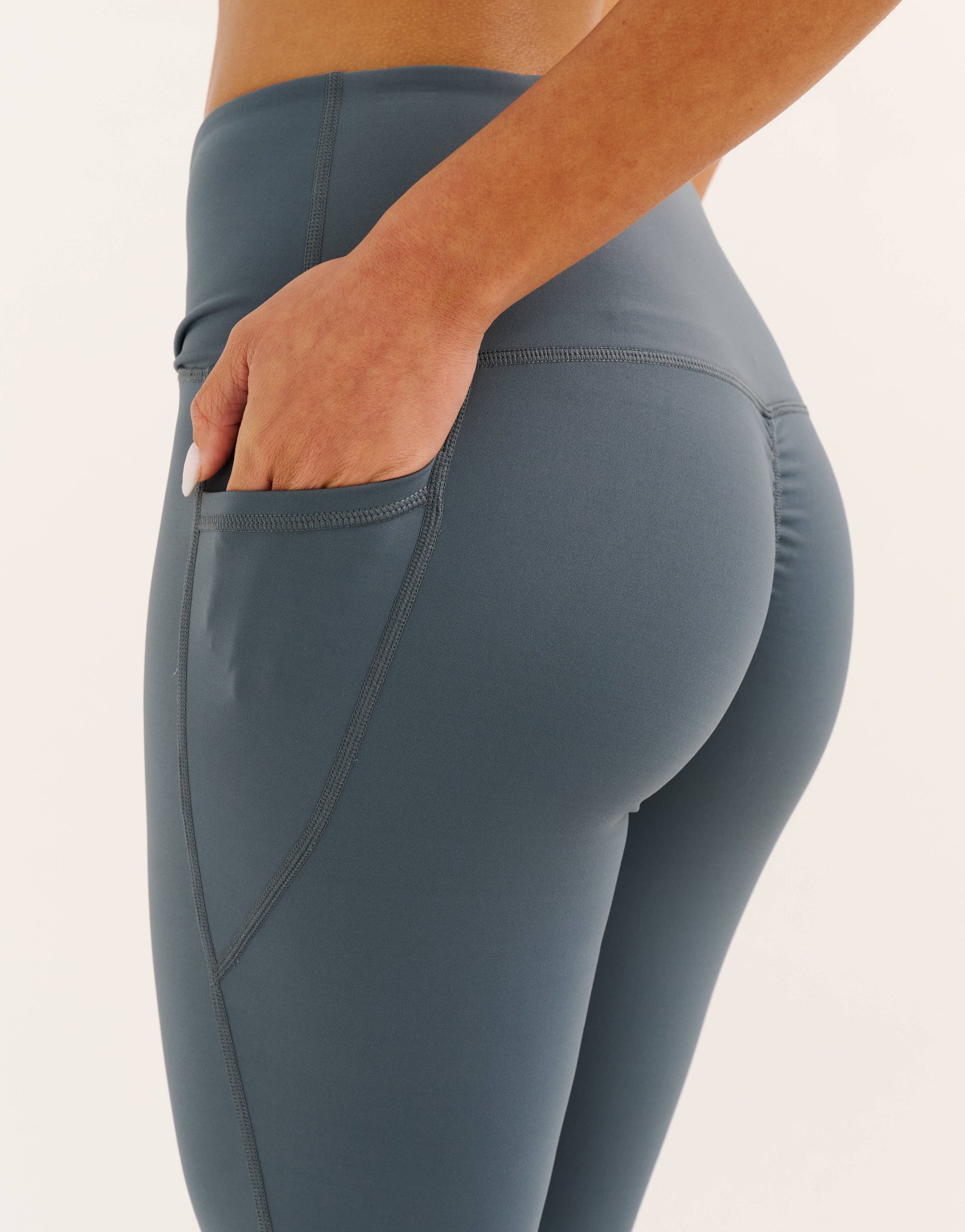 Nova Lycra® Flare Leggings - Storm Grey