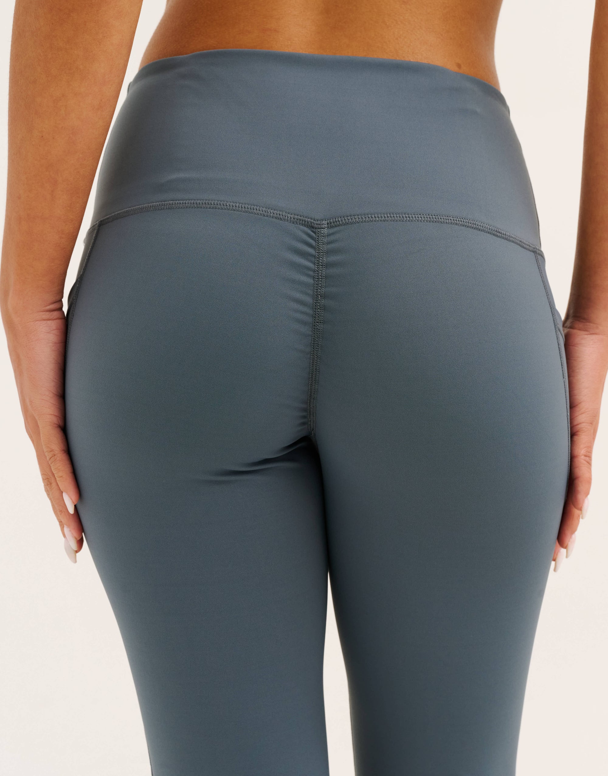 Nova Lycra® Flare Leggings - Storm Grey
