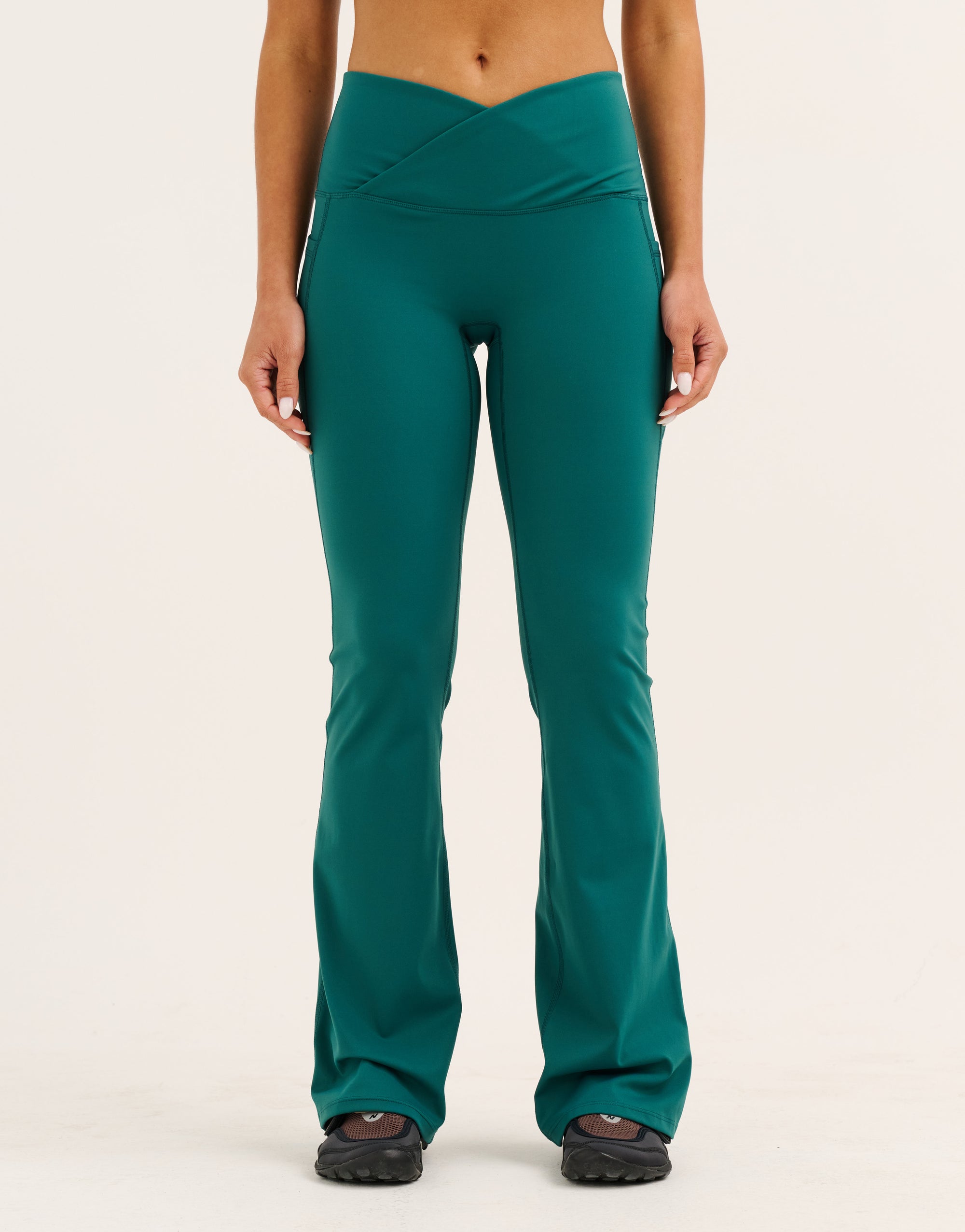 Nova Lycra® Flare Leggings - Teal