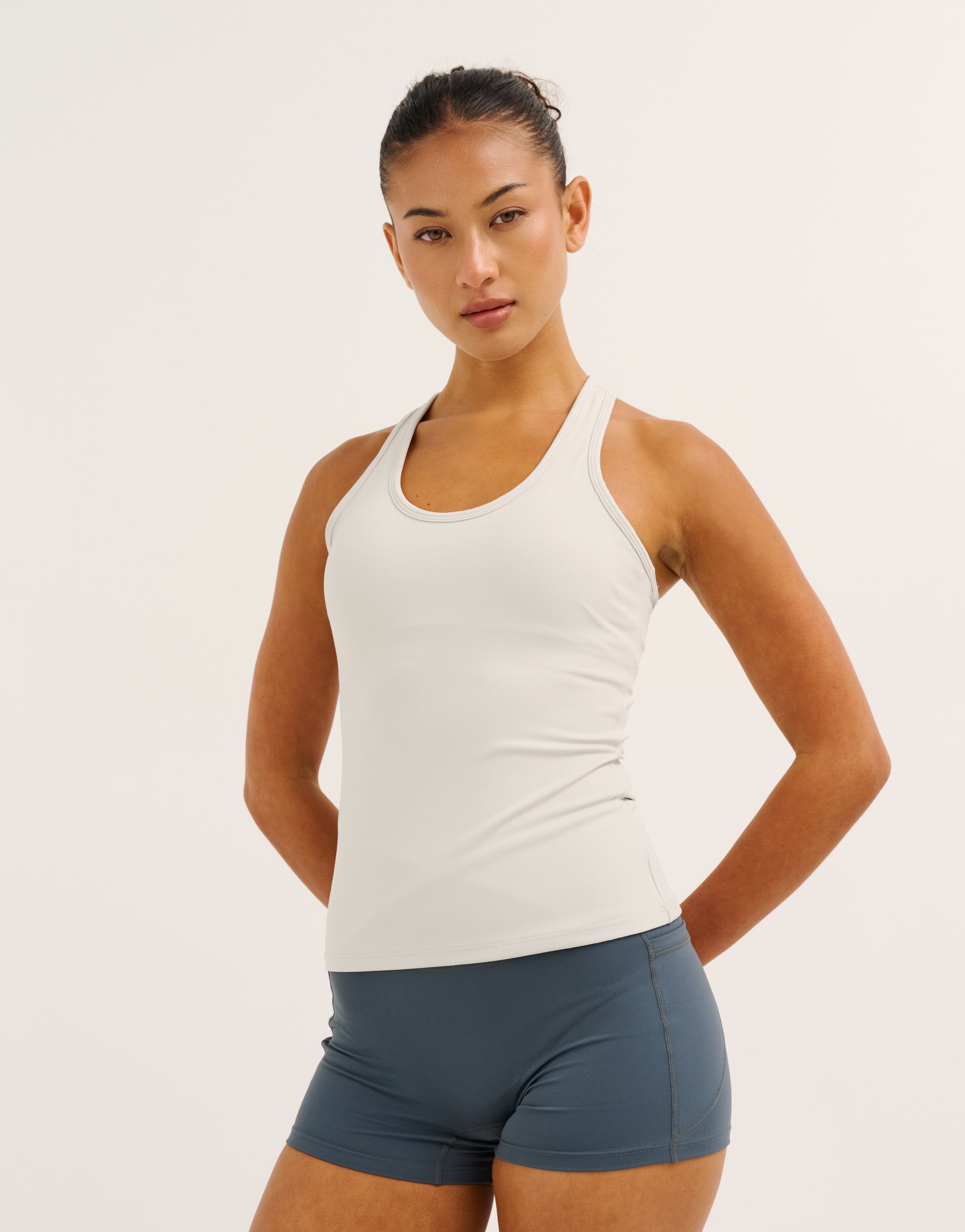 Nova Lycra® Racerback Tank - Glacier