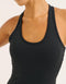 Nova Lycra® Racerback Tank - Phantom Black