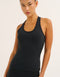Nova Lycra® Racerback Tank - Phantom Black