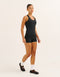 Nova Lycra® Racerback Tank - Phantom Black