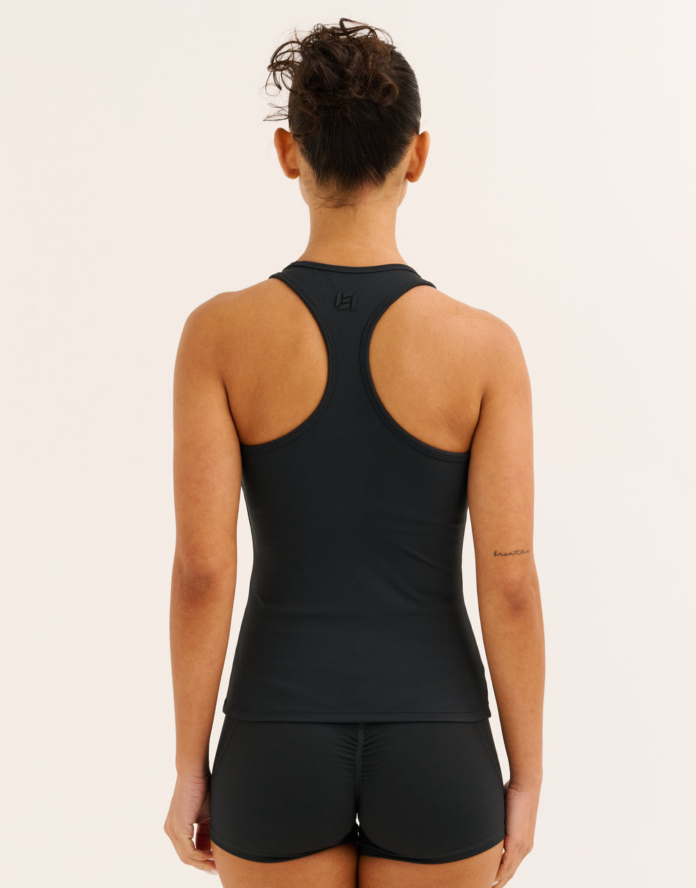 Nova Lycra® Racerback Tank - Phantom Black