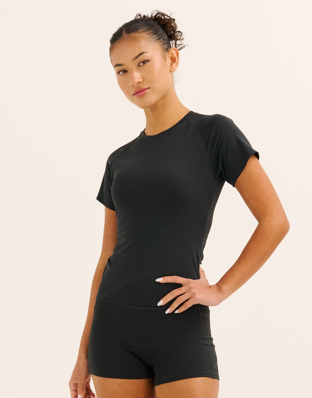 Nova Mesh Tee - Phantom Black