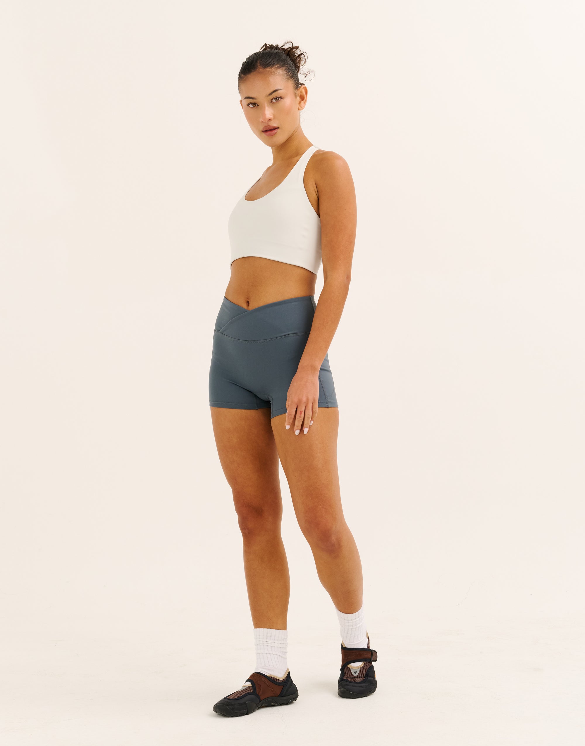Nova Lycra® Pocket Racer Bra - Glacier