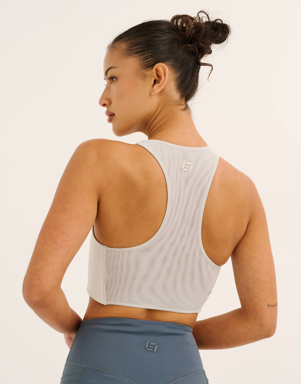 Nova Lycra® Pocket Racer Bra - Glacier