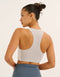 Nova Lycra® Pocket Racer Bra - Glacier