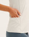 Nova Lycra® Pocket Racer Tank - Glacier