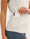 Nova Lycra® Pocket Racer Tank - Glacier