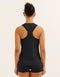 Nova Lycra® Pocket Racer Tank - Phantom Black