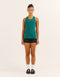 Nova Lycra® Pocket Racer Tank - Teal