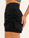 Nova Ruched Running Shorts - Phantom Black