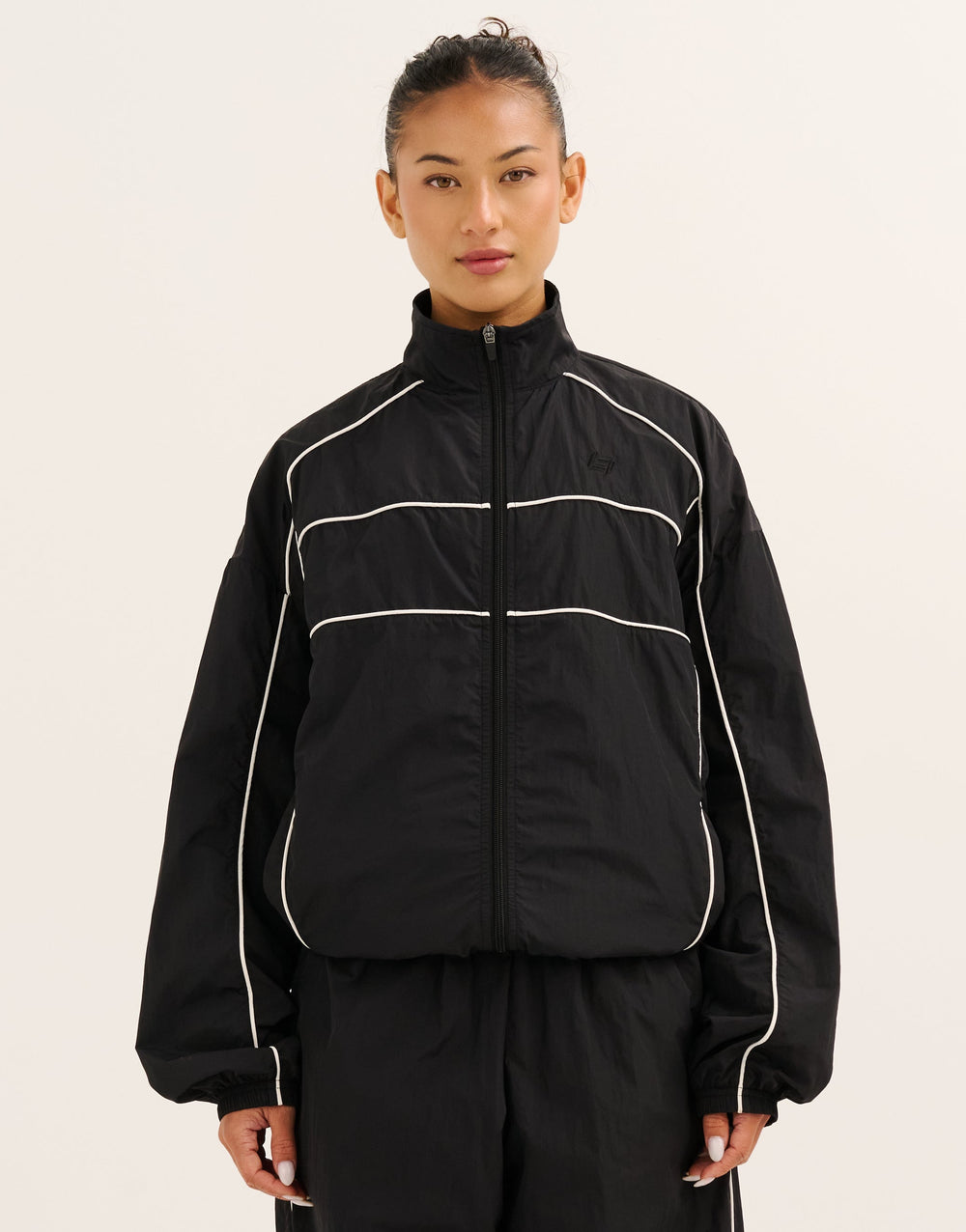 Nova Lycra® Zip Through Jacket - Phantom Black