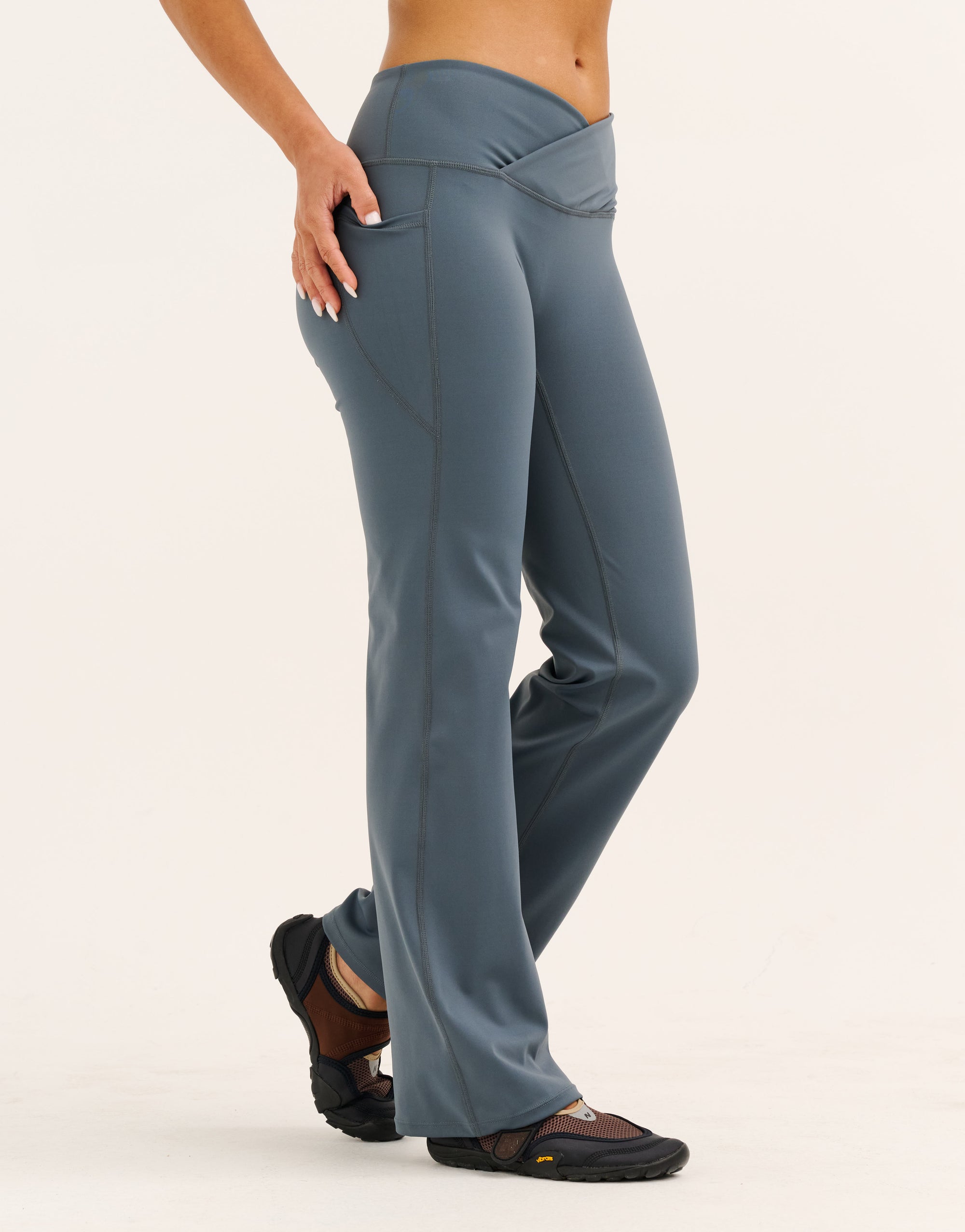 Nova Lycra® Straight Leg Pant - Storm Grey