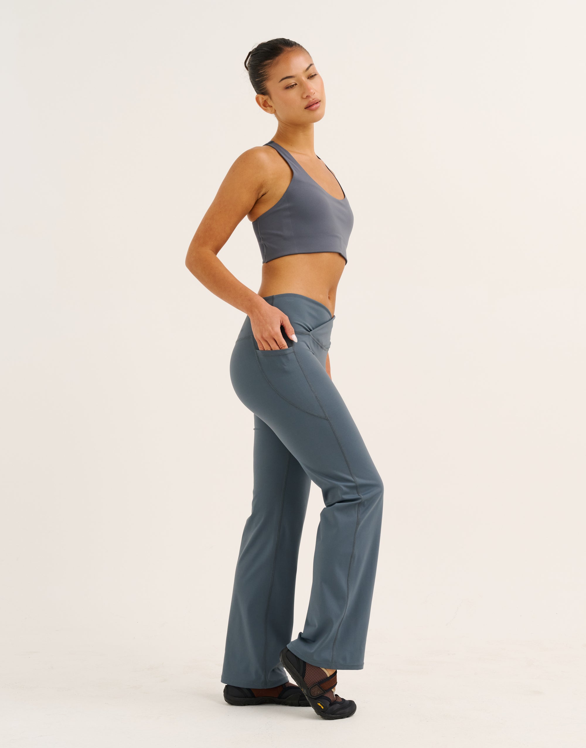 Nova Lycra® Straight Leg Pant - Storm Grey