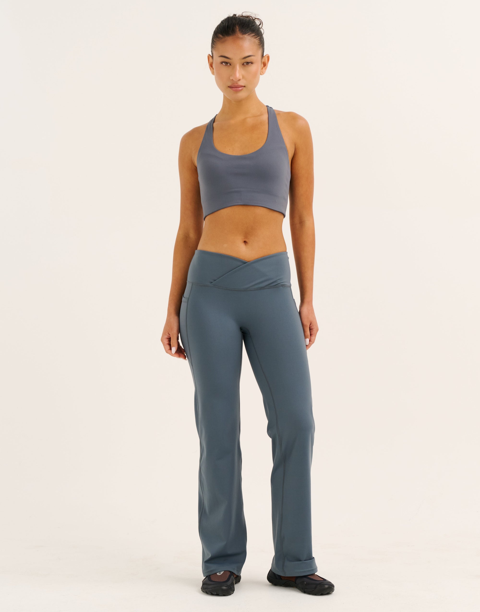 Nova Lycra® Straight Leg Pant - Storm Grey