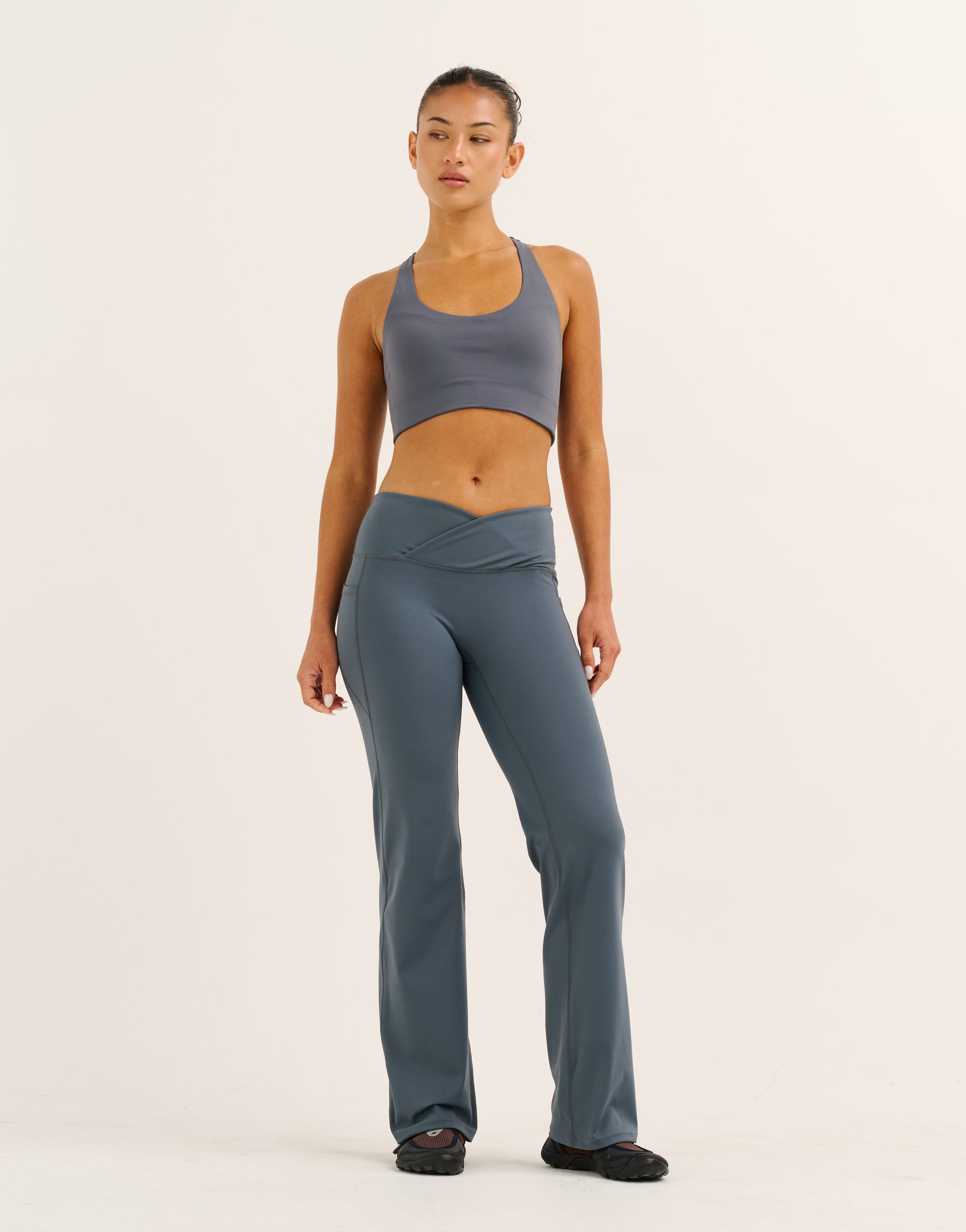 Nova Lycra® Straight Leg Pant - Storm Grey