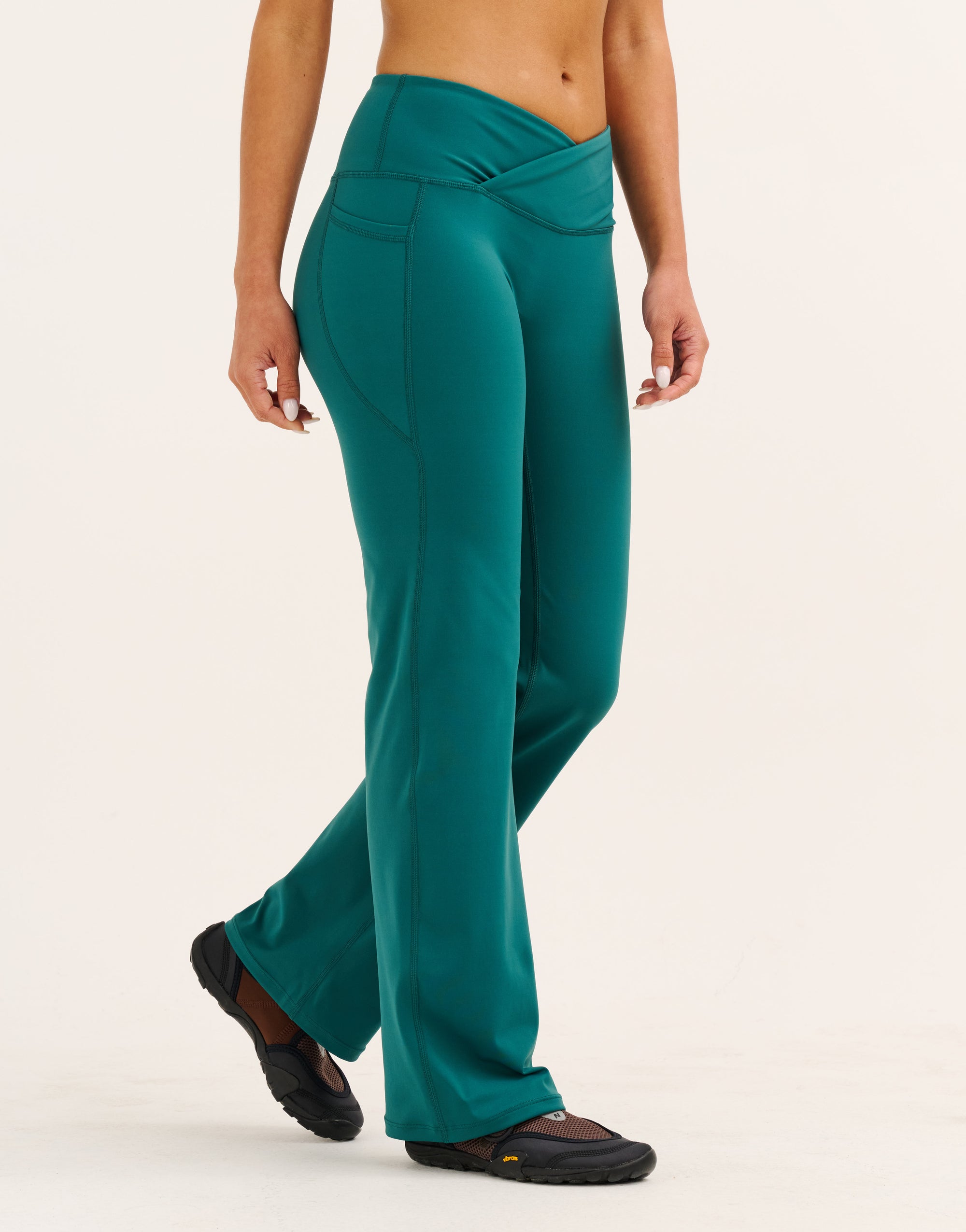 Nova Lycra® Straight Leg Pant - Teal