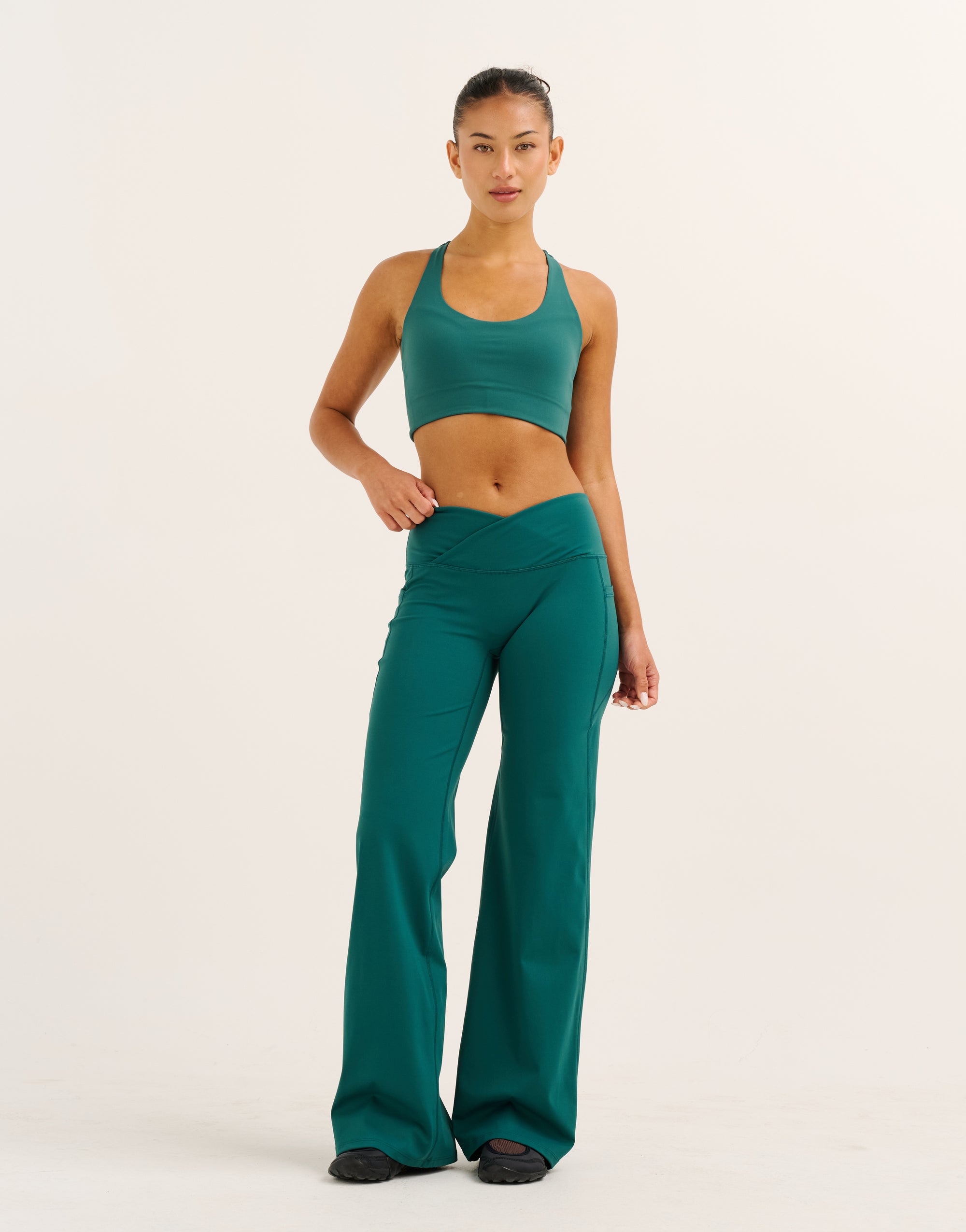 Nova Lycra® Wide Leg Pant - Teal