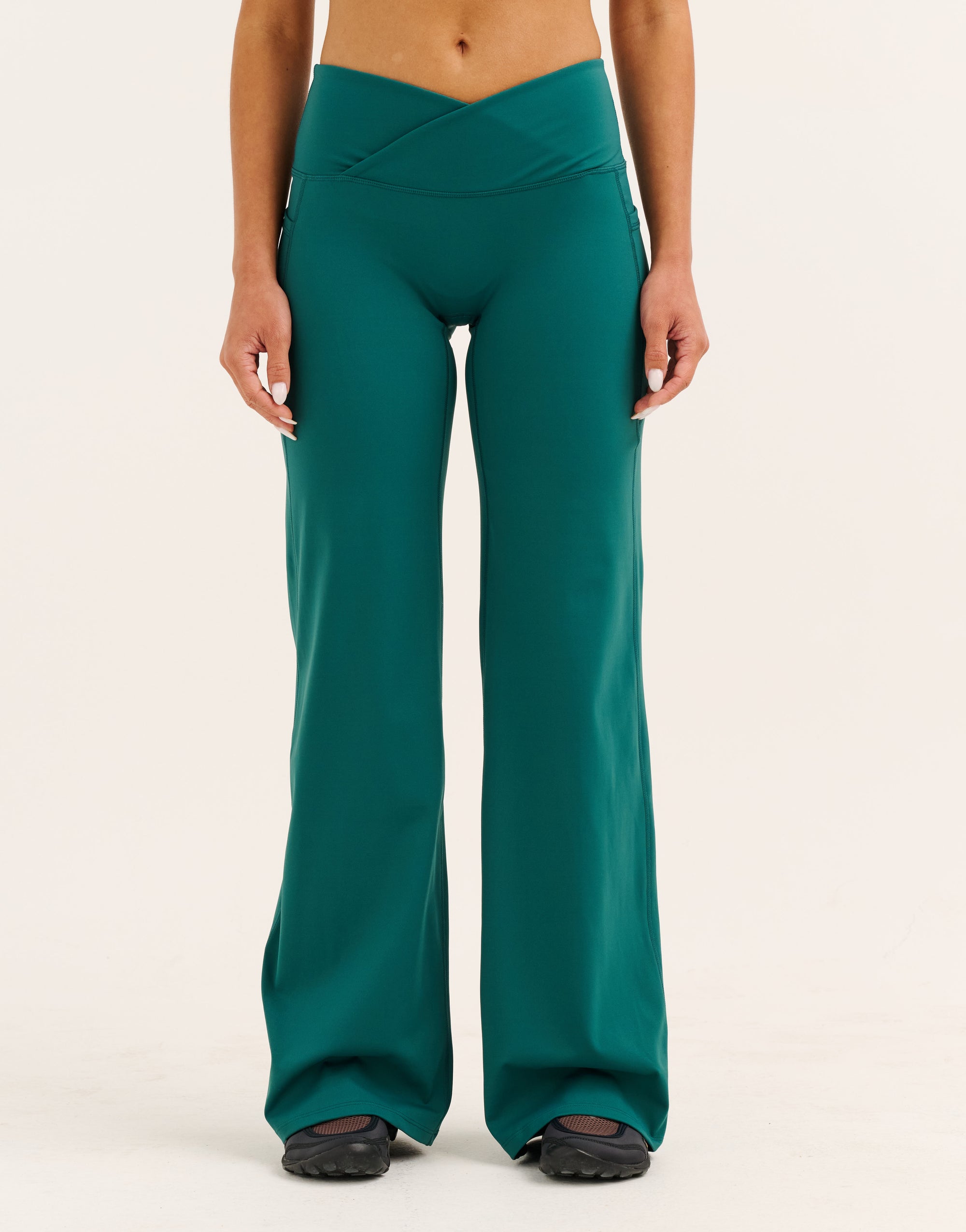 Nova Lycra® Wide Leg Pant - Teal