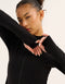Nova Lycra® Zip Through Jacket - Phantom Black