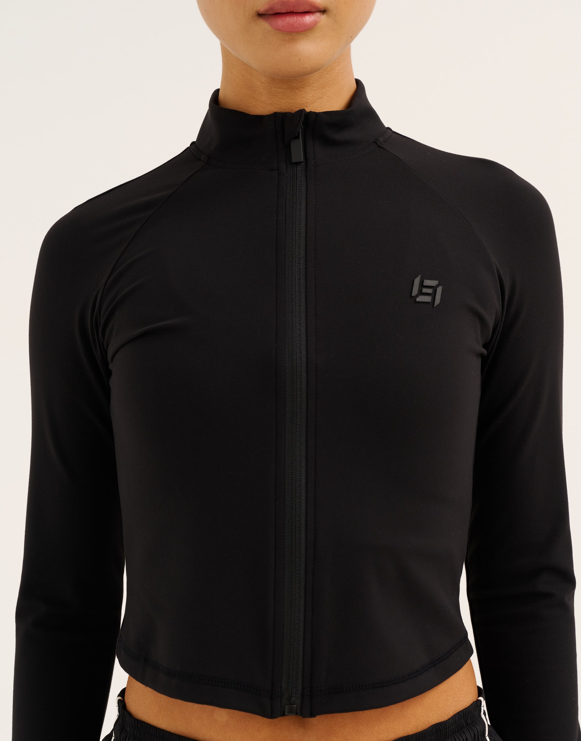 Nova Lycra® Zip Through Jacket - Phantom Black